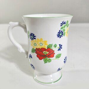 Crown Staffordshire Garden Mug Vintage England Fine Bone English China